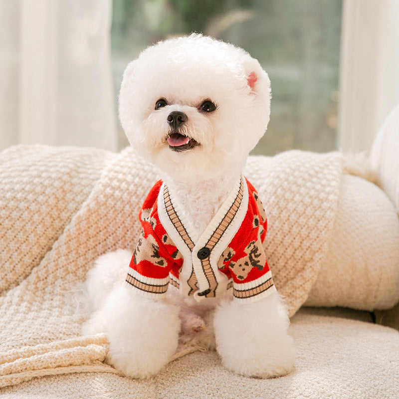Warm Knitted Dog Sweater
