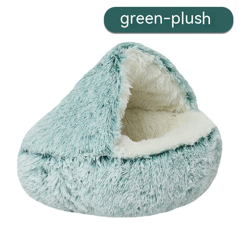 Semi-Enclosed Pet Bed