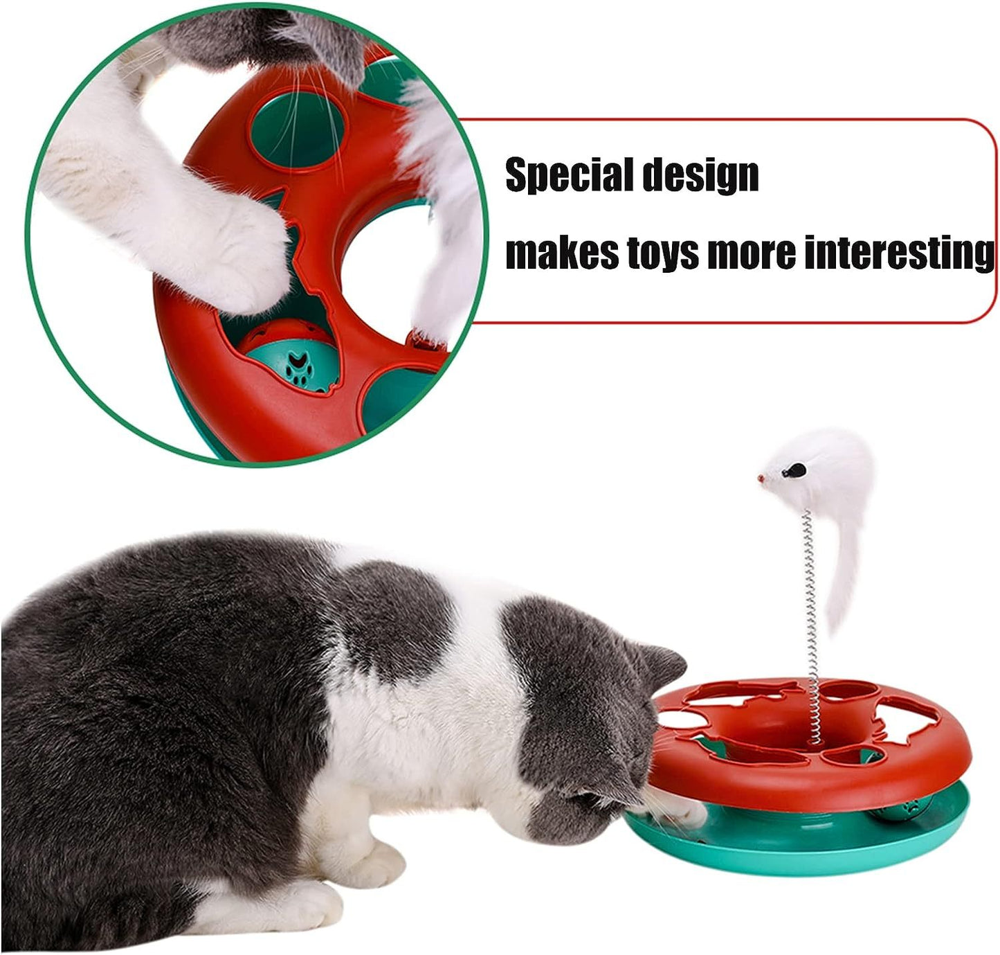 Interactive Cat Toy Roller