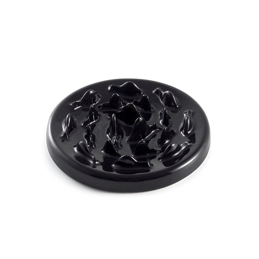 Ceramic Slow Food Cat Bowl