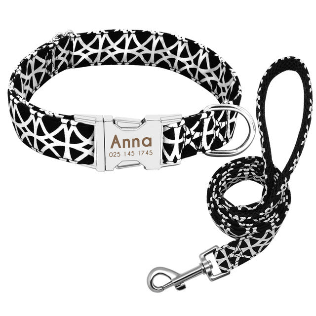 Custom Pet Collar with Tag & Bell