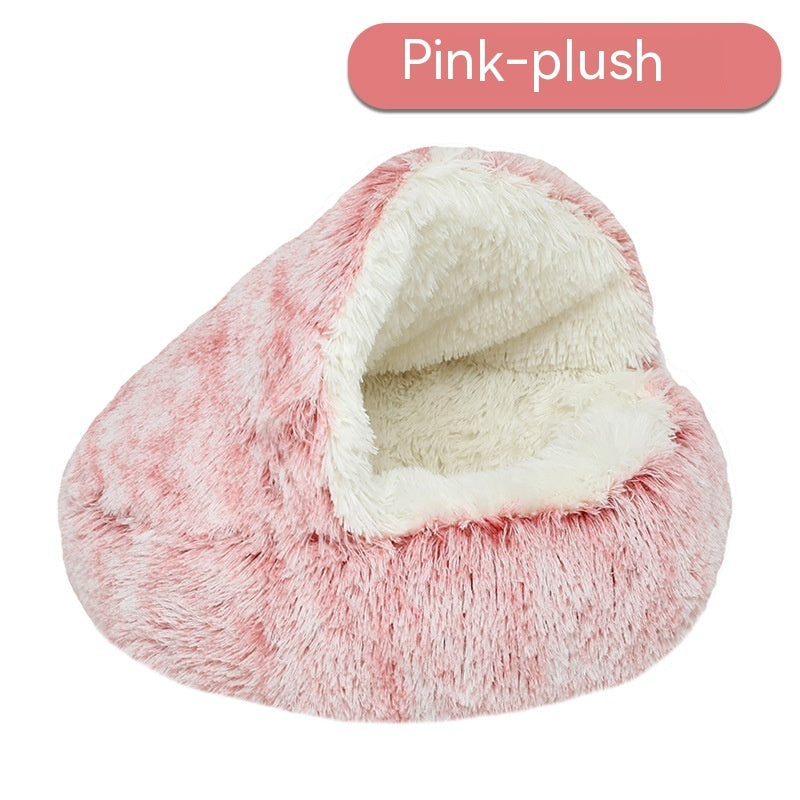 Semi-Enclosed Pet Bed