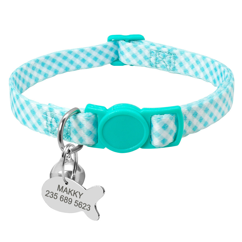 Cat Bell Collar with Tag