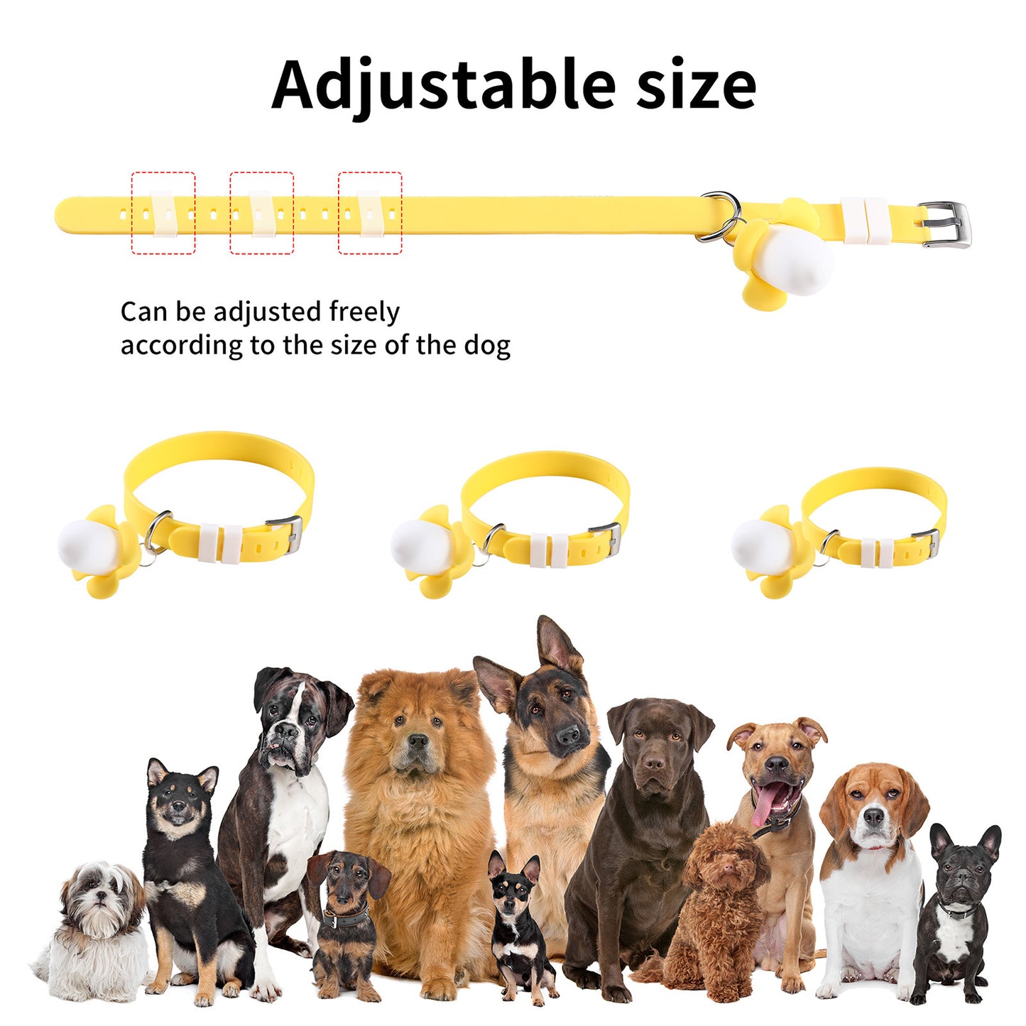 USB Rechargeable LED Dog Collar