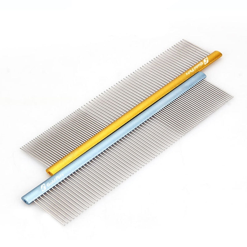 Colorful Stainless Steel Pet Grooming Comb