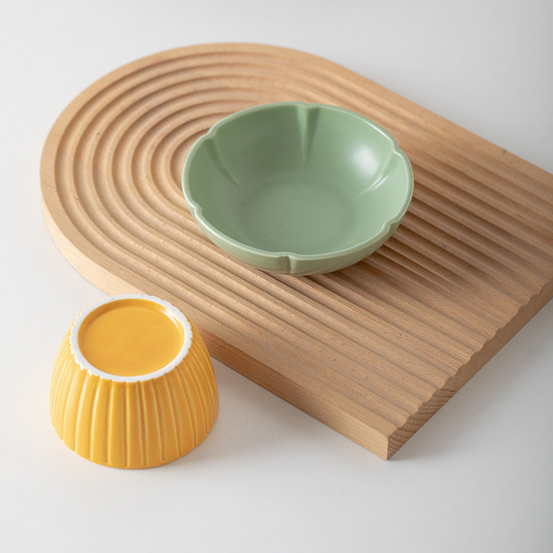 Pet Macaron Ceramic Bowl