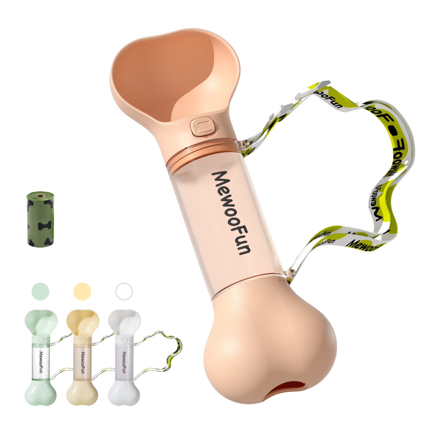 2-in-1 Portable Dog Water & Food Bottle