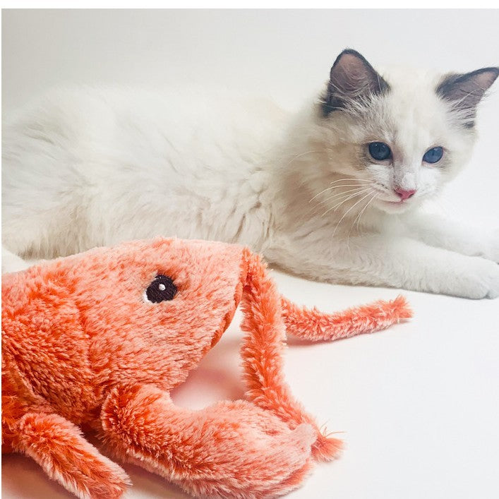 Electric Jumping Shrimp Cat Toy