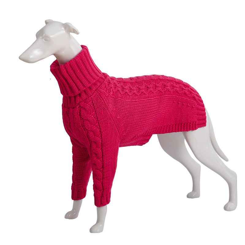 Winter High Collar Dog Sweater