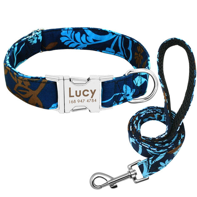 Custom Pet Collar with Tag & Bell
