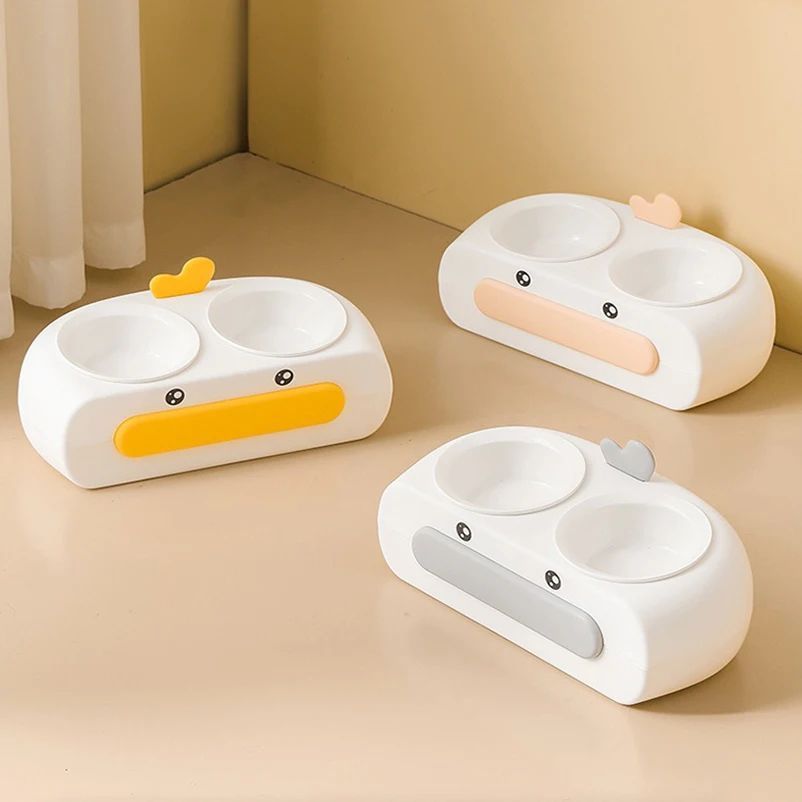 Duck Design Pet Bowl Feeder