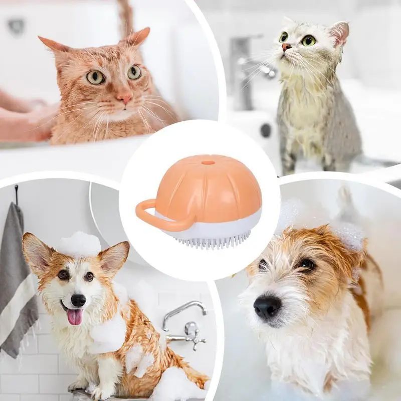 Dog Bath Scrubber Comb