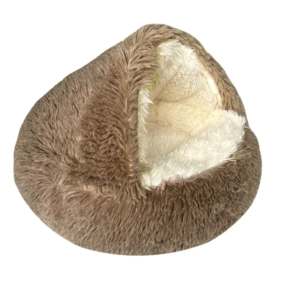 Semi-Enclosed Pet Bed