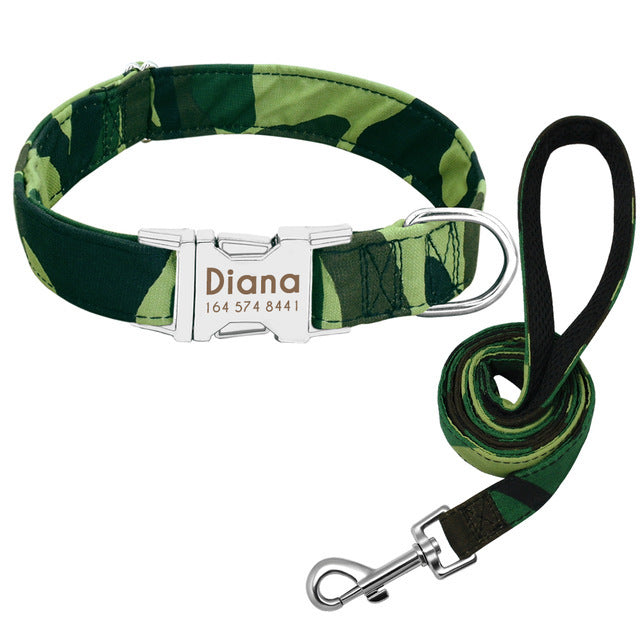 Custom Pet Collar with Tag & Bell