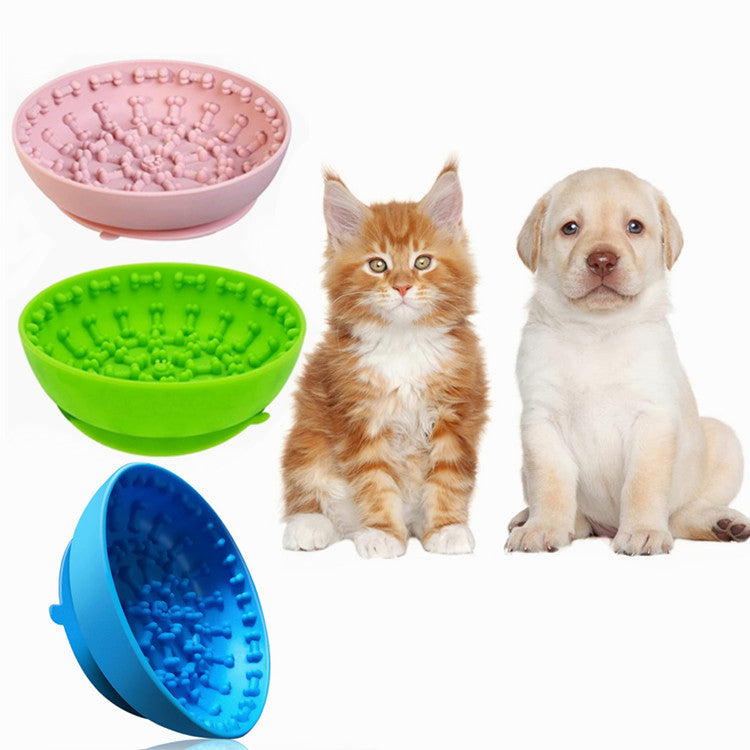 Non-slip Silicone Slow Feeder Bowl