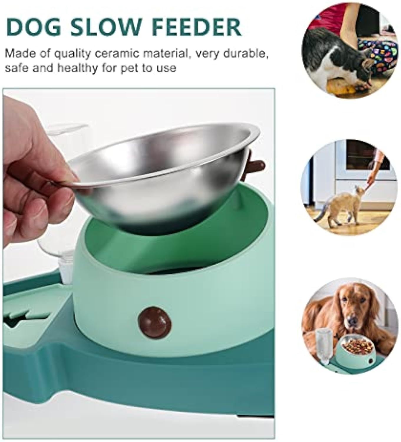 Slow Feeder Dog Bowl