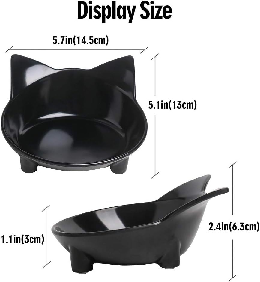 Non-Slip Shallow Cat & Dog Feeding Bowl