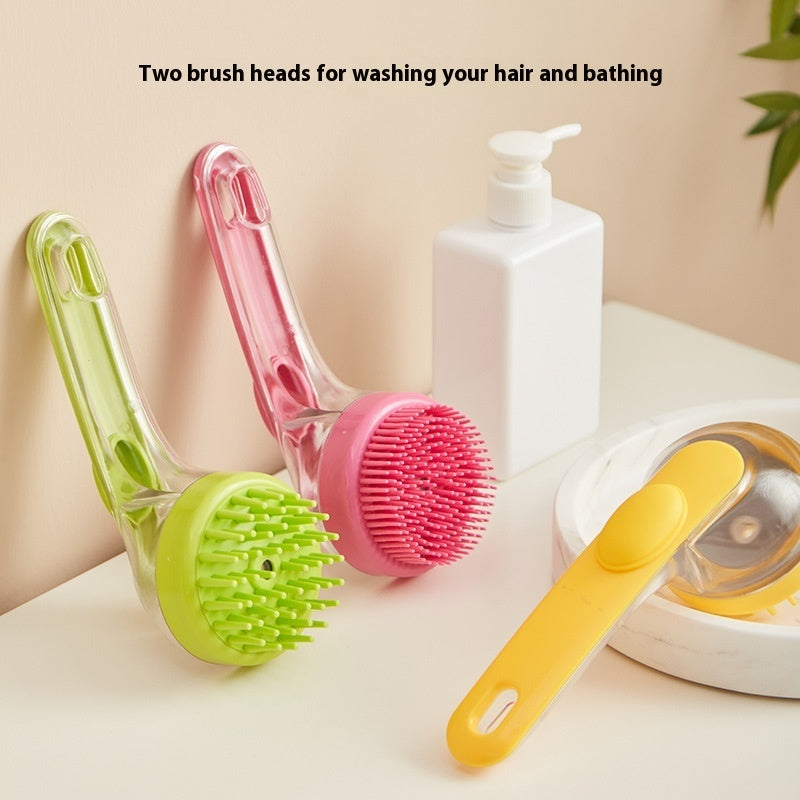 Pet Bath Brush with Long Handle