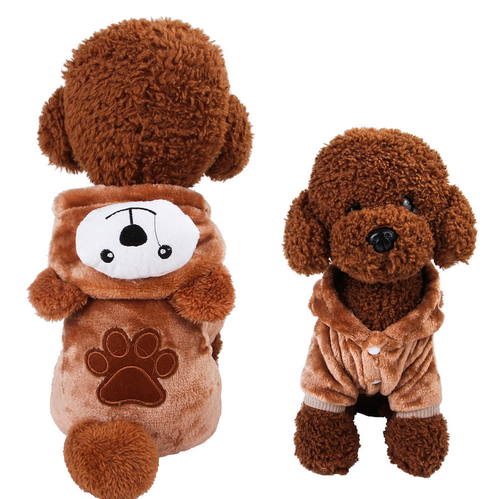 Cartoon Elk Dog Clothes