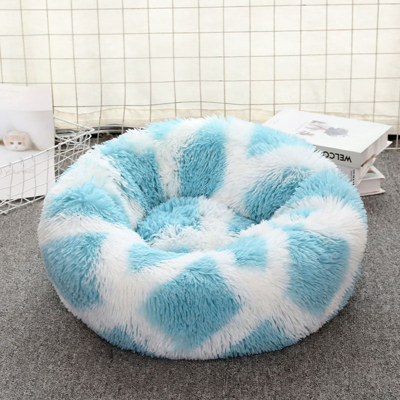 Cathouse Plush Round Dog & Cat Bed