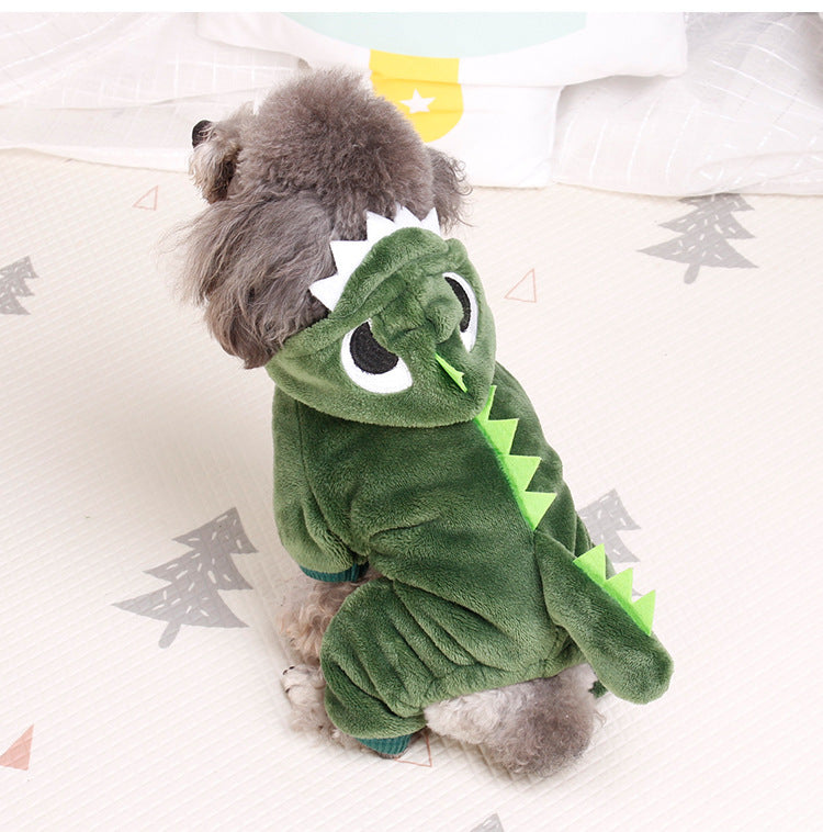 Dinosaur Warm Pet Clothing