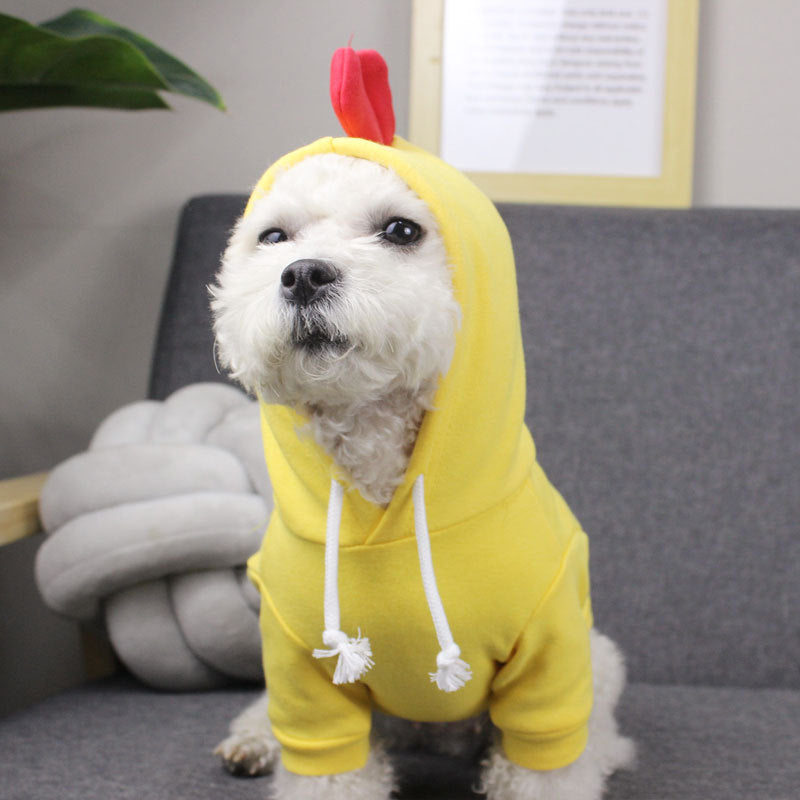 Dinosaur Cotton Velvet Pet Clothes