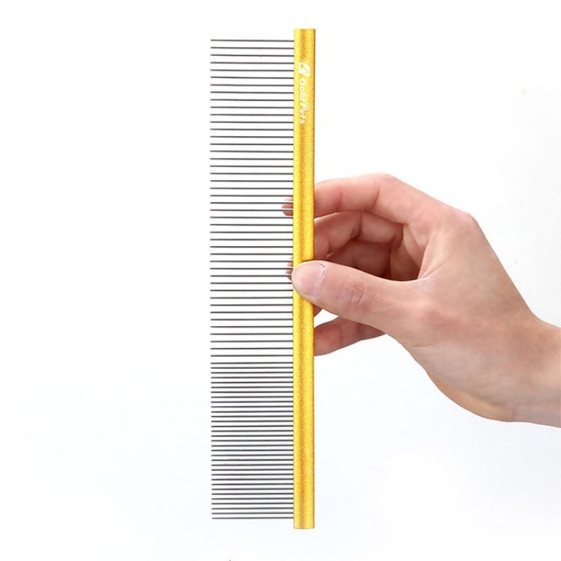 Colorful Stainless Steel Pet Grooming Comb