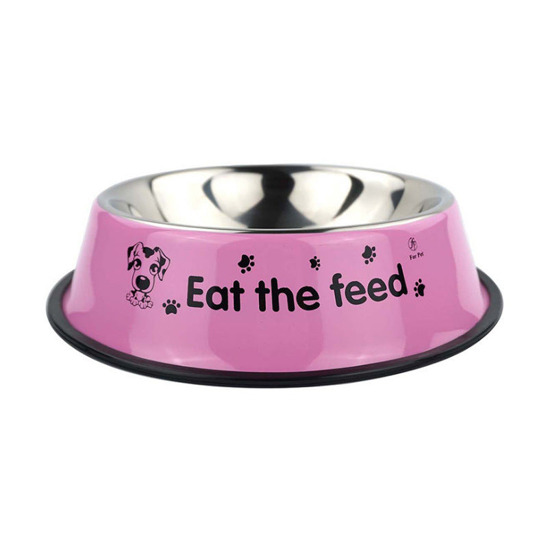 Stainless Steel Anti-Skid Dog Bowl