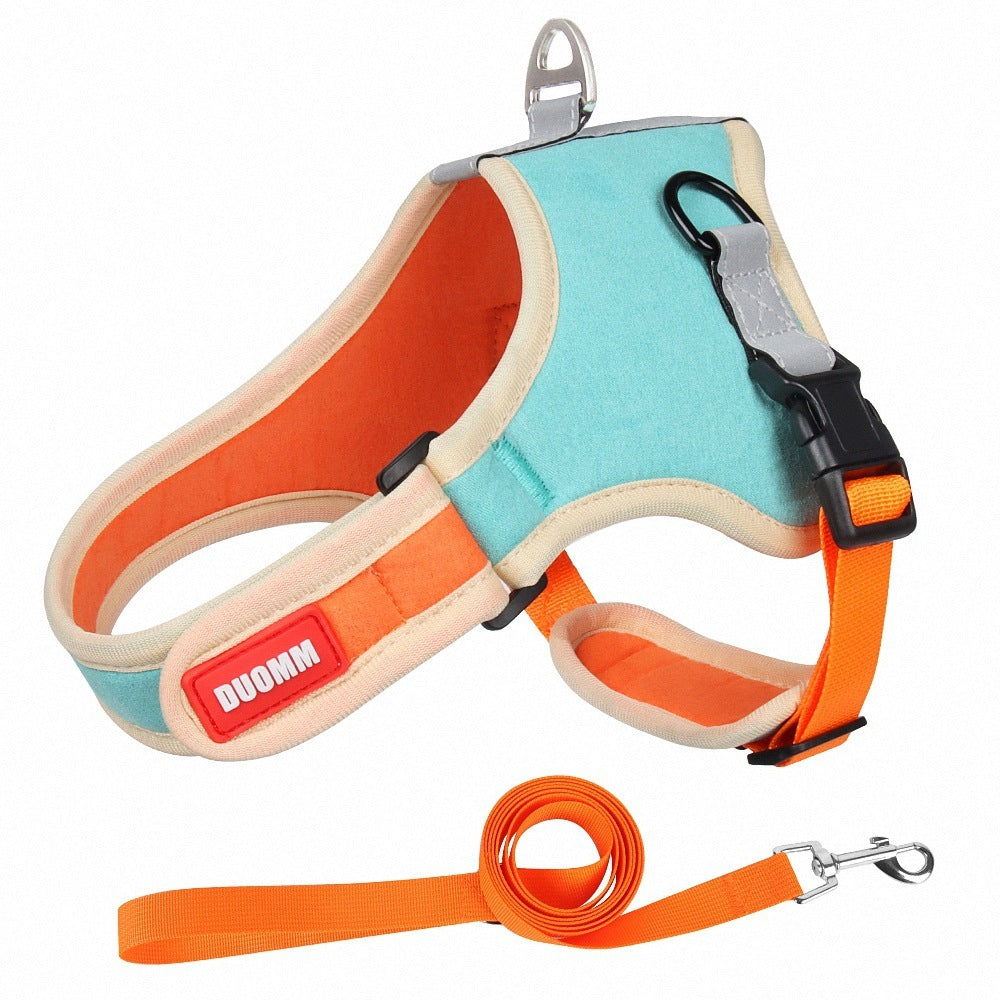 Suede Reflective Pet Harness