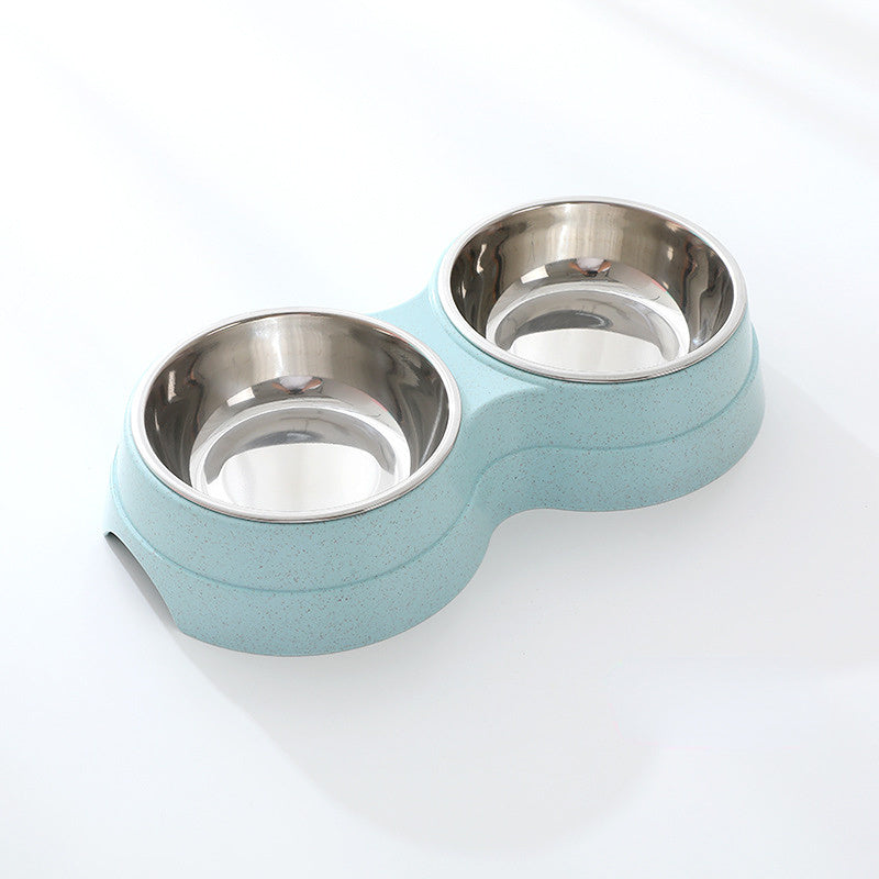 Double Pet Bowls Feeder