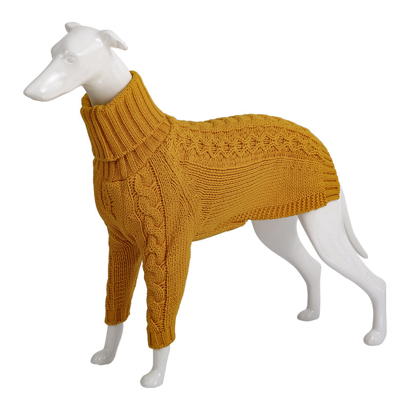Winter High Collar Dog Sweater