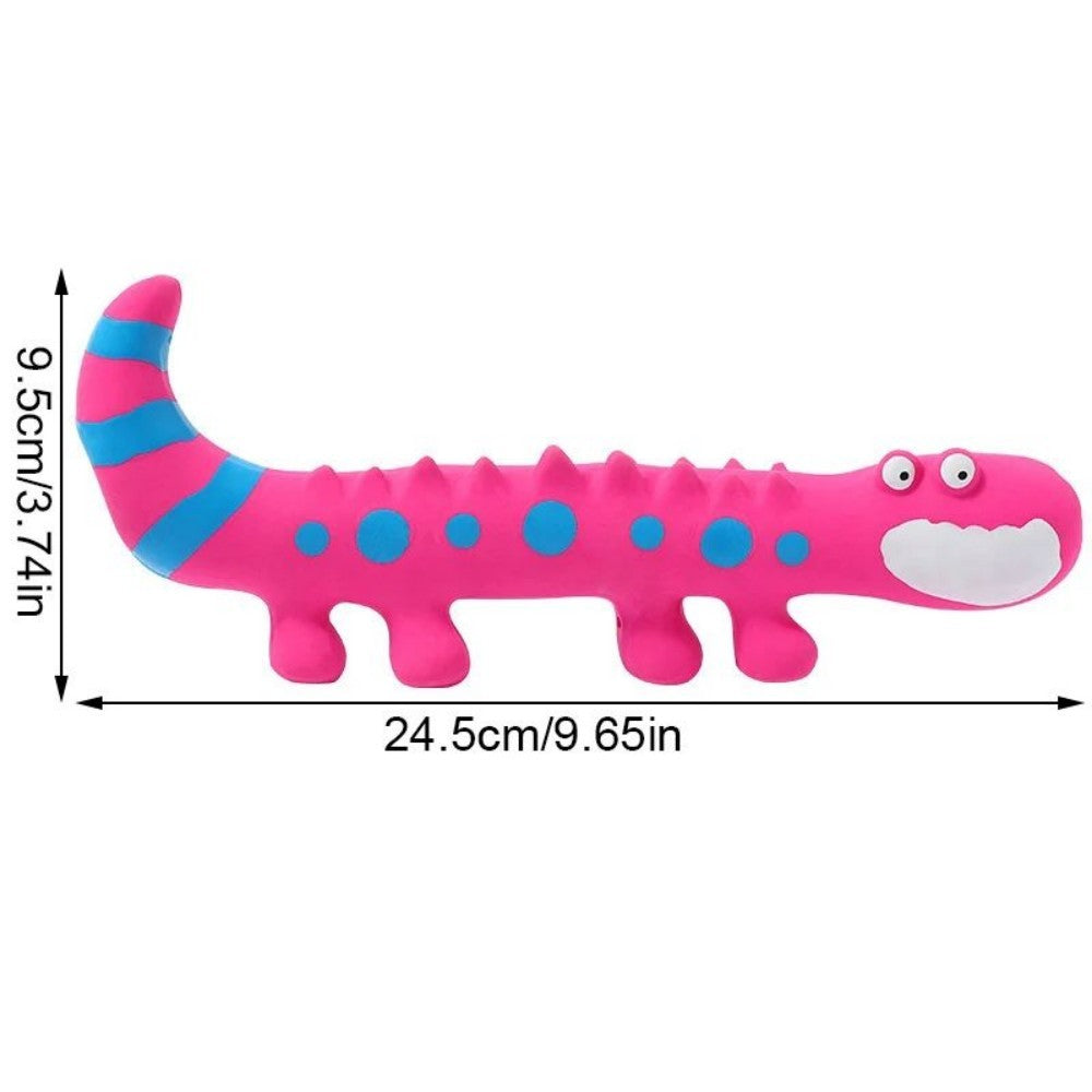 Latex Lizard Squeaky Dog Toy