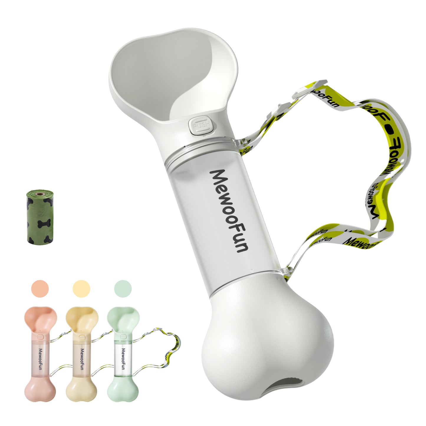2-in-1 Portable Dog Water & Food Bottle