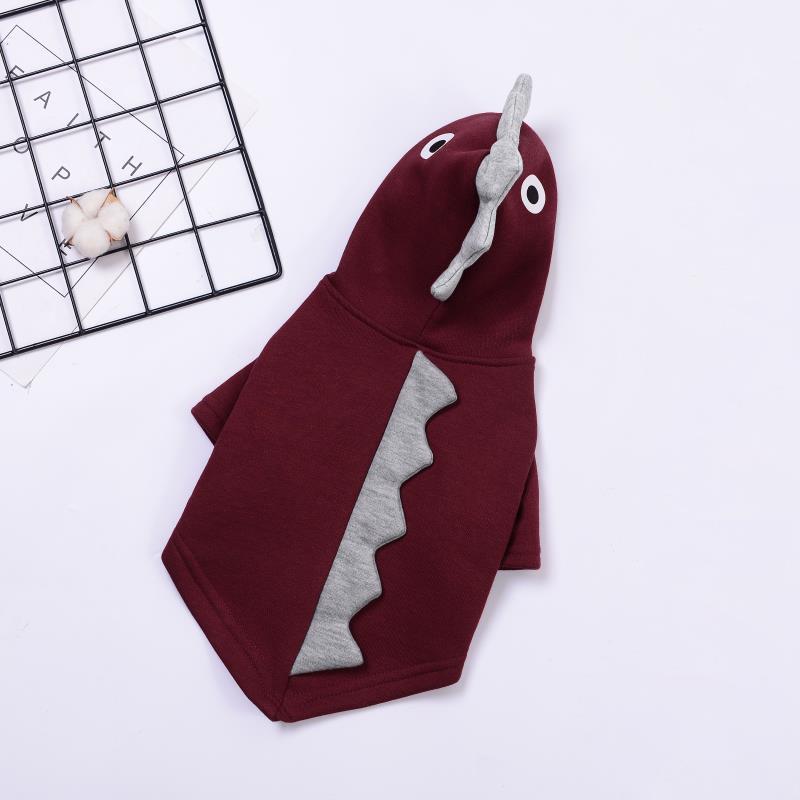 Dinosaur Cotton Velvet Pet Clothes