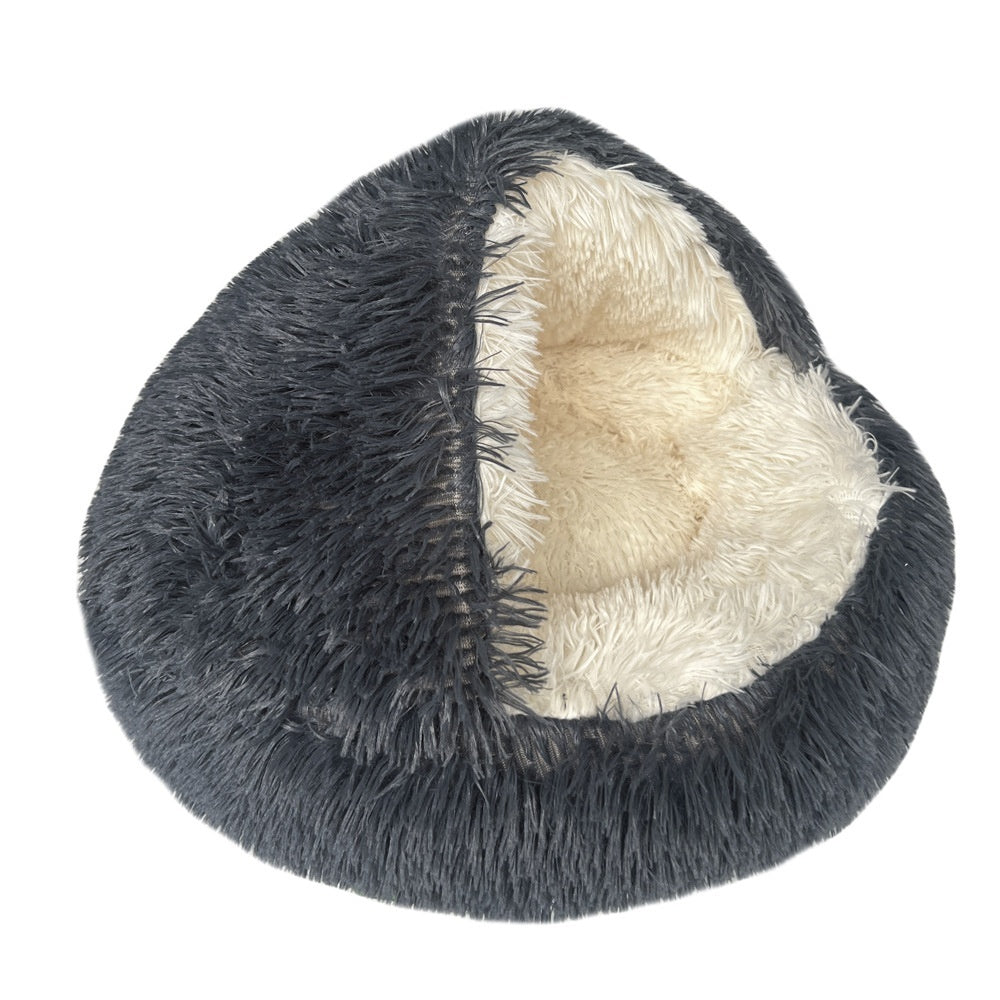 Semi-Enclosed Pet Bed