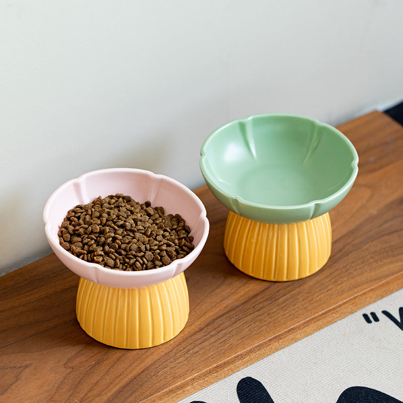Pet Macaron Ceramic Bowl