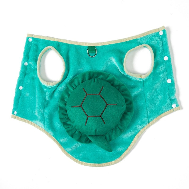 Turtle Flannel Pet Clothing