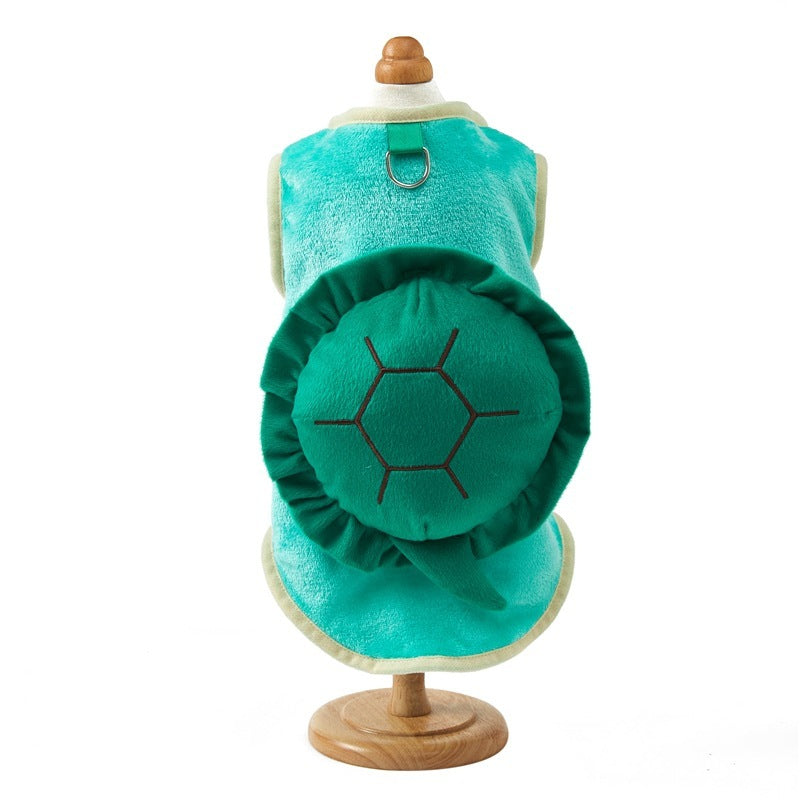 Turtle Flannel Pet Clothing