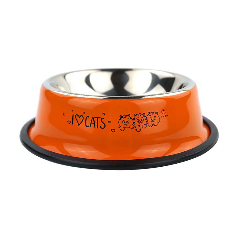 Stainless Steel Anti-Skid Dog Bowl