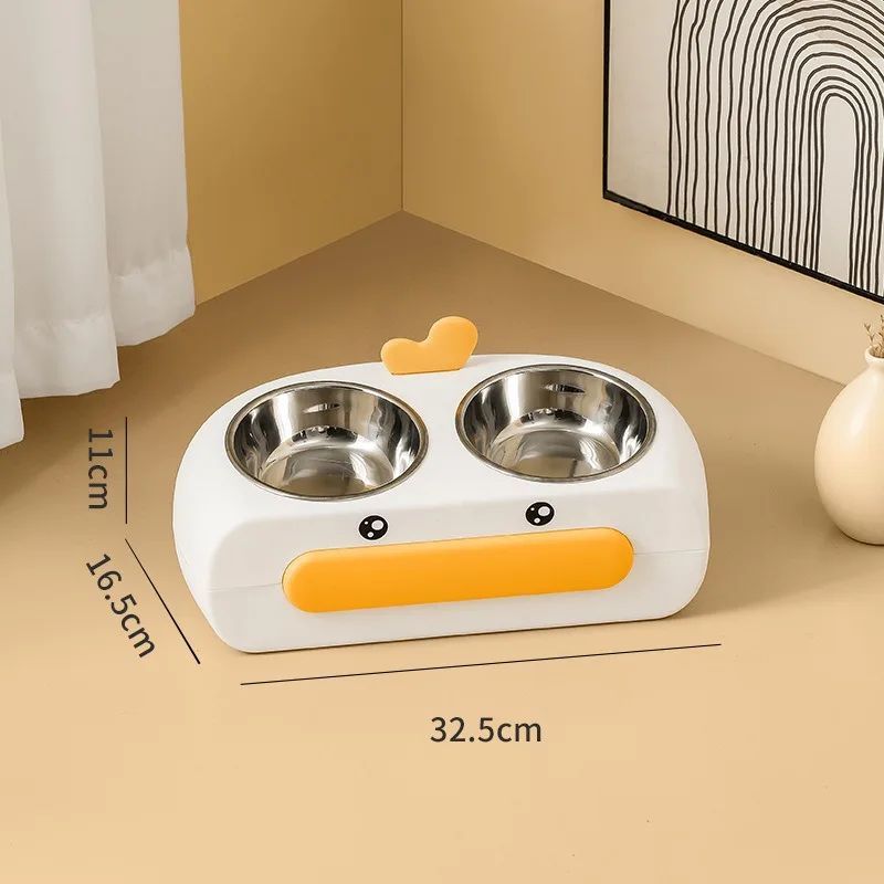 Duck Design Pet Bowl Feeder