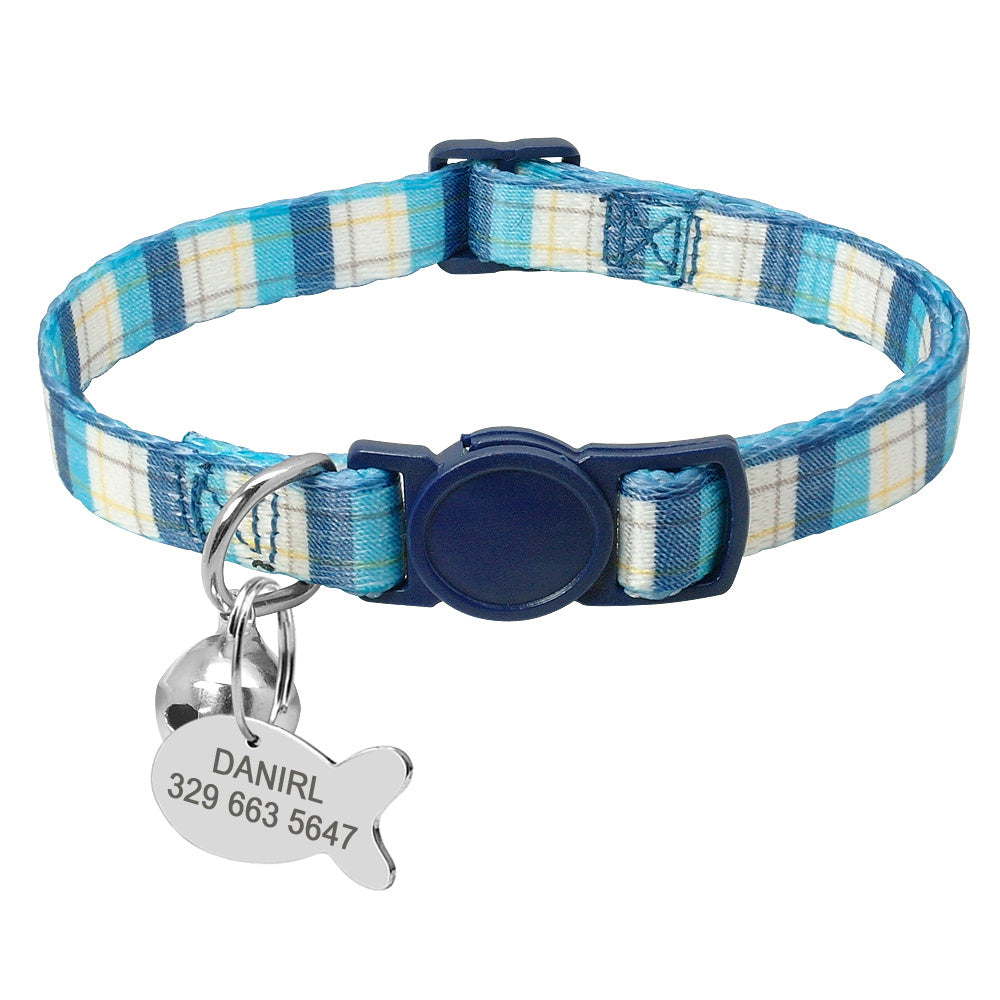 Cat Bell Collar with Tag