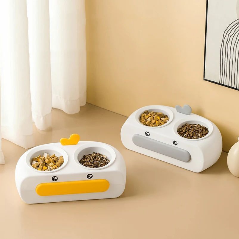Duck Design Pet Bowl Feeder
