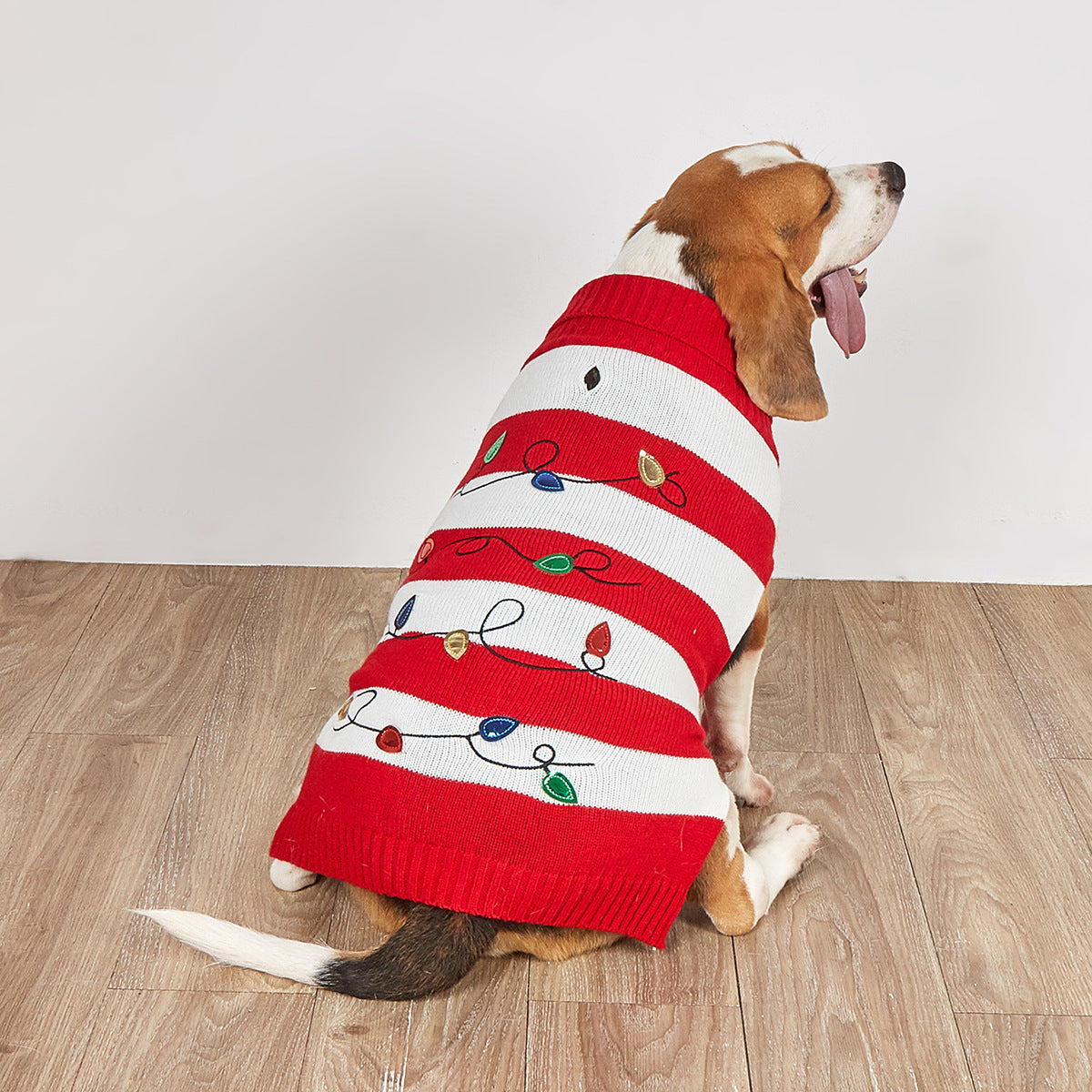 Striped Christmas Turtleneck Sweater