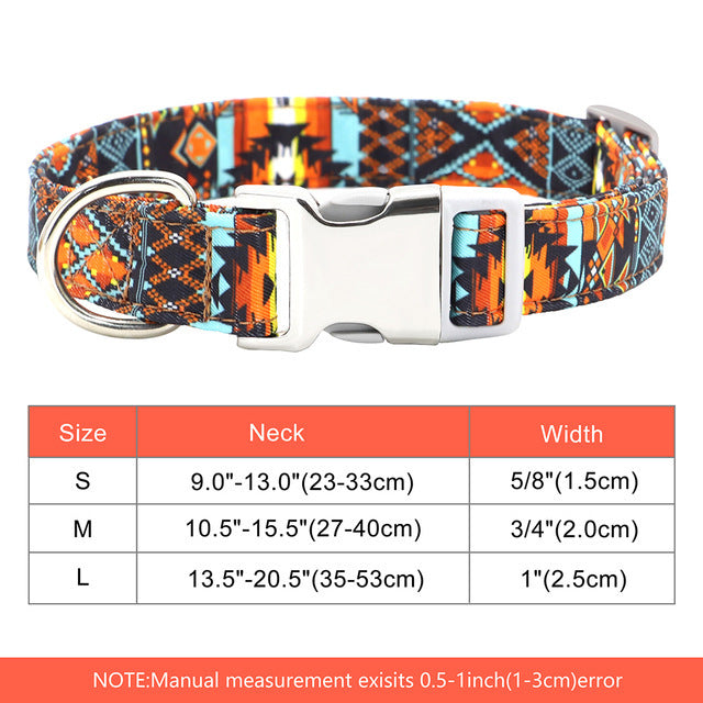 Personalized Nylon Dog Collar