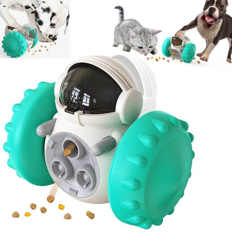 Interactive Pet Feeder Toy Car