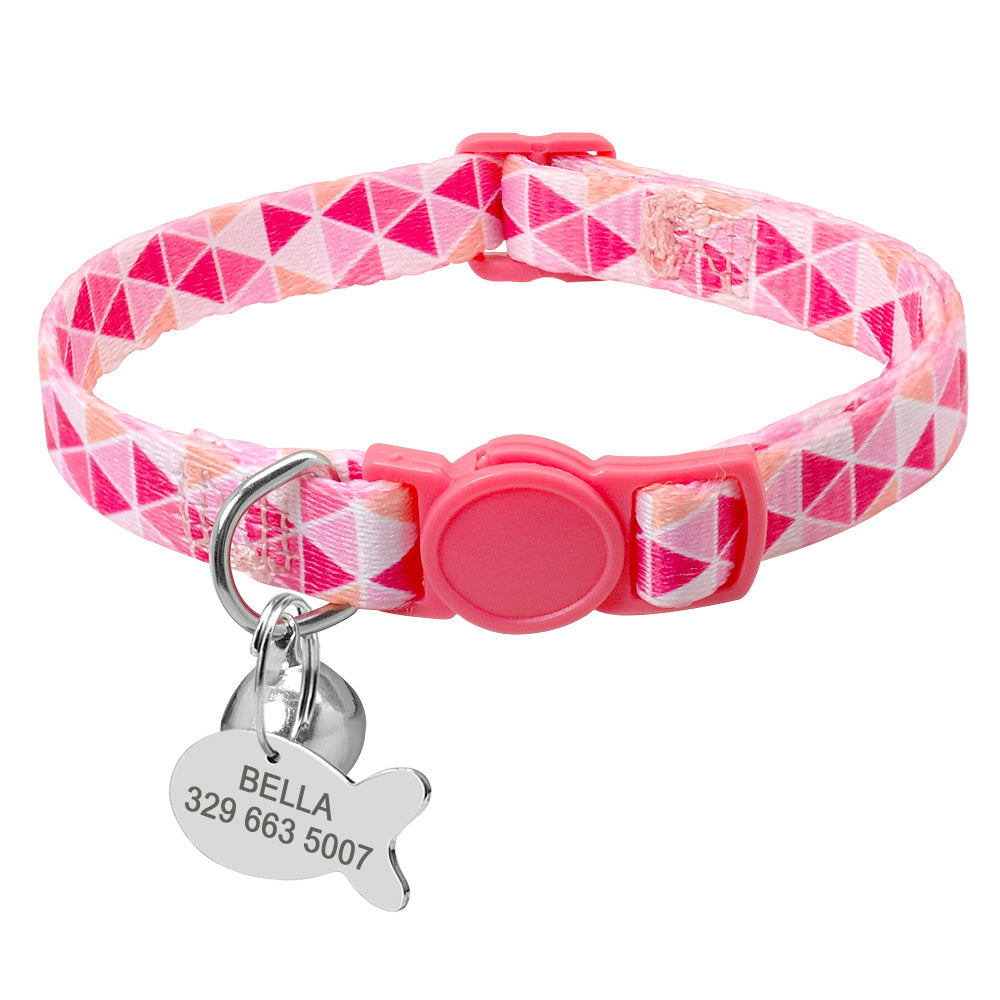 Cat Bell Collar with Tag