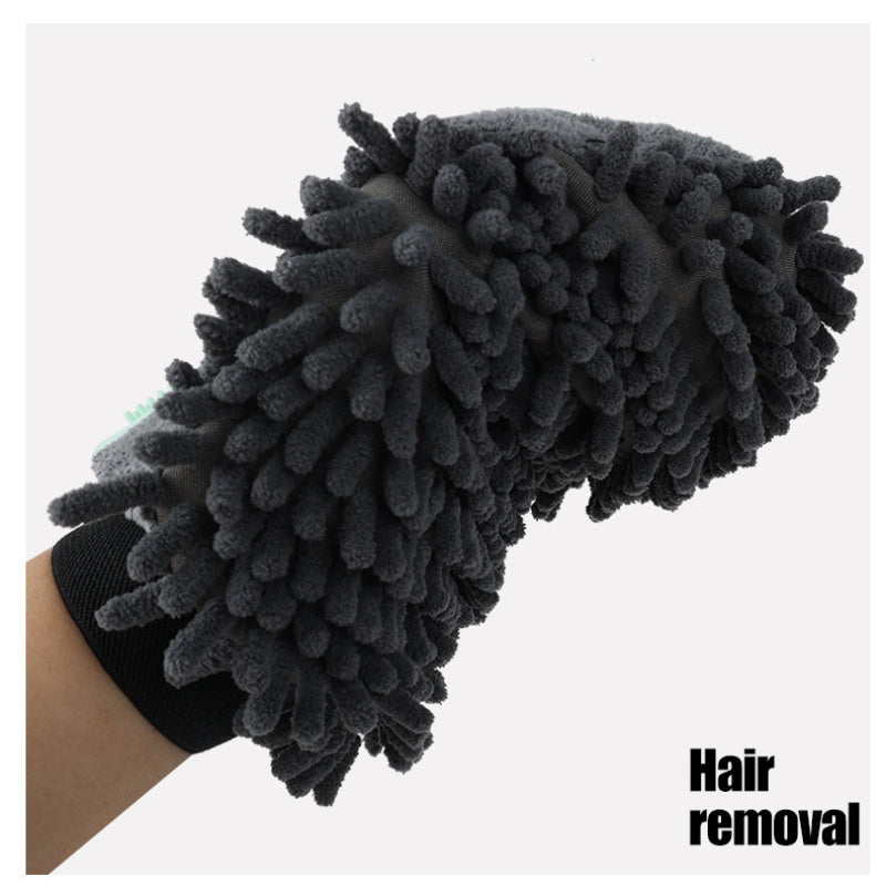 2-in-1 Pet Grooming Brush Glove