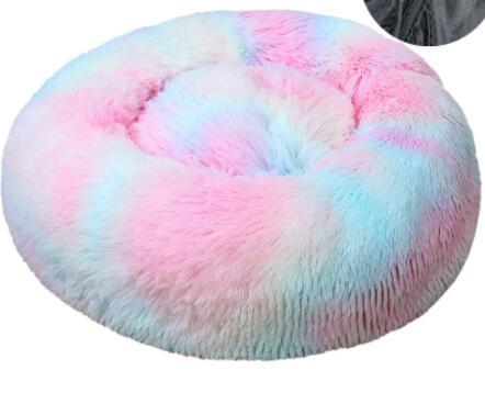 Plush Round Pet Bed
