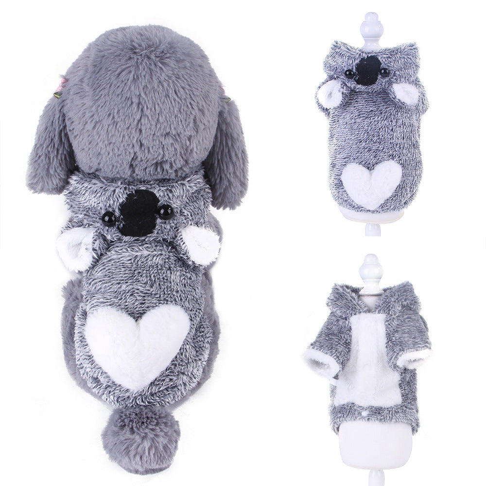 Cartoon Elk Dog Clothes