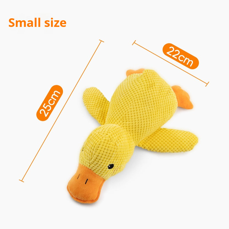 Calming Squeaky Duck Chew Toy